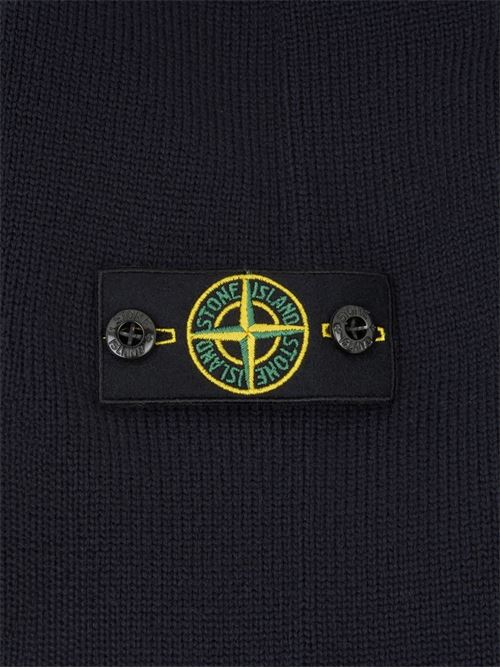 Maglione Girocollo In Cotone Bianco STONE ISLAND JUNIOR | 8116515A2/V0029